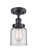 Ballston Urban LED Semi-Flush Mount in Matte Black (405|916-1C-BK-G52-LED)