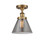 Ballston Urban LED Semi-Flush Mount in Brushed Brass (405|916-1C-BB-G43-LED)