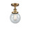 Ballston Urban One Light Semi-Flush Mount in Brushed Brass (405|916-1C-BB-G204-6)