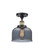 Ballston Urban LED Semi-Flush Mount in Black Antique Brass (405|916-1C-BAB-G73-LED)