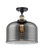 Ballston Urban One Light Semi-Flush Mount in Black Antique Brass (405|916-1C-BAB-G73-L)