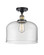 Ballston Urban LED Semi-Flush Mount in Black Antique Brass (405|916-1C-BAB-G72-L-LED)