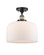 Ballston Urban LED Semi-Flush Mount in Black Antique Brass (405|916-1C-BAB-G71-L-LED)