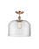 Ballston Urban One Light Semi-Flush Mount in Antique Copper (405|916-1C-AC-G72-L)