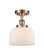 Ballston Urban LED Semi-Flush Mount in Antique Copper (405|916-1C-AC-G71-LED)