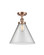Ballston Urban LED Semi-Flush Mount in Antique Copper (405|916-1C-AC-G42-L-LED)
