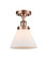 Ballston Urban One Light Semi-Flush Mount in Antique Copper (405|916-1C-AC-G41)