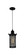 Austere LED Mini Pendant in Brushed Satin Nickel (405|900-1P-SN-CE219-SN-LED)