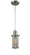 Austere One Light Mini Pendant in Brushed Satin Nickel (405|900-1P-SN-CE219-SN)