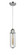 Austere One Light Mini Pendant in Polished Chrome (405|900-1P-PC-CE225-PC)