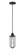 Austere One Light Mini Pendant in Matte Black (405|900-1P-BK-CE225-BK)