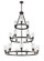 Ballston 18 Light Chandelier in Matte Black (405|82034-BK-G802)