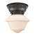 Franklin Restoration One Light Flush Mount in Oil Rubbed Bronze (405|623-1F-OB-G531)