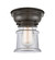 Franklin Restoration One Light Flush Mount in Oil Rubbed Bronze (405|623-1F-OB-G182S)