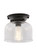 Franklin Restoration LED Flush Mount in Matte Black (405|623-1F-BK-G72-LED)