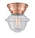 Franklin Restoration LED Flush Mount in Antique Copper (405|623-1F-AC-G534-LED)
