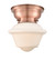 Franklin Restoration One Light Flush Mount in Antique Copper (405|623-1F-AC-G531)