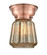 Franklin Restoration One Light Flush Mount in Antique Copper (405|623-1F-AC-G146)