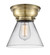 Franklin Restoration LED Flush Mount in Antique Brass (405|623-1F-AB-G42-LED)