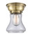 Franklin Restoration LED Flush Mount in Antique Brass (405|623-1F-AB-G192-LED)