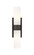 Downtown Urban Two Light Bath Vanity in Oil Rubbed Bronze (405|617-2W-OB-G617-8SWH)