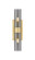 Downtown Urban Two Light Bath Vanity in Brushed Brass (405|617-2W-BB-G617-8SM)