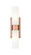 Downtown Urban Two Light Bath Vanity in Antique Copper (405|617-2W-AC-G617-8WH)