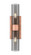 Downtown Urban LED Bath Vanity in Antique Copper (405|617-2W-AC-G617-8SM)