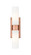 Downtown Urban Two Light Bath Vanity in Antique Copper (405|617-2W-AC-G617-11WH)