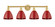 Edison Four Light Bath Vanity in Satin Gold (405|616-4W-SG-MBD-75-RD)