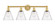 Edison Four Light Bath Vanity in Satin Gold (405|616-4W-SG-GBC-84)