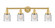 Edison Four Light Bath Vanity in Satin Gold (405|616-4W-SG-G54)