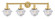 Edison Four Light Bath Vanity in Satin Gold (405|616-4W-SG-G532)