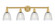 Edison Four Light Bath Vanity in Satin Gold (405|616-4W-SG-G382)