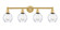 Edison Four Light Bath Vanity in Satin Gold (405|616-4W-SG-G362)