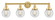 Edison Four Light Bath Vanity in Satin Gold (405|616-4W-SG-G202-6)