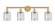 Edison Four Light Bath Vanity in Satin Gold (405|616-4W-SG-G112)