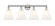 Edison Four Light Bath Vanity in Polished Nickel (405|616-4W-PN-GBC-81)