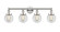 Edison Four Light Bath Vanity in Polished Nickel (405|616-4W-PN-G202-6)