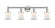 Edison Four Light Bath Vanity in Polished Nickel (405|616-4W-PN-G181S)