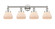 Edison Four Light Bath Vanity in Polished Nickel (405|616-4W-PN-G171)
