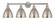 Edison Four Light Bath Vanity in Polished Chrome (405|616-4W-PC-MBD-75-BL)