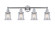 Edison Four Light Bath Vanity in Polished Chrome (405|616-4W-PC-G182S)
