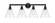 Edison Four Light Bath Vanity in Matte Black (405|616-4W-BK-GBC-82)