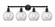 Edison Four Light Bath Vanity in Matte Black (405|616-4W-BK-G122-8)