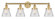 Edison Four Light Bath Vanity in Brushed Brass (405|616-4W-BB-G62)