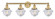 Edison Four Light Bath Vanity in Brushed Brass (405|616-4W-BB-G532)