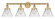Edison Four Light Bath Vanity in Brushed Brass (405|616-4W-BB-G42)