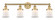 Edison Four Light Bath Vanity in Brushed Brass (405|616-4W-BB-G181S)