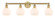 Edison Four Light Bath Vanity in Brushed Brass (405|616-4W-BB-G121-6)